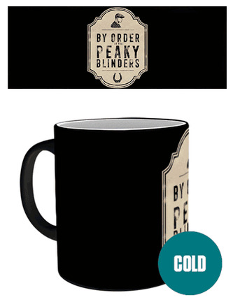 Keramický hrnek Peaky Blinders|Ganky z Birminghamu: By Order (objem 300 ml) černý