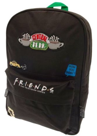 Batoh Friends|Přátelé: Central Perk (28 x 40 x 11 cm|objem 12,3 litrů) černý polyester