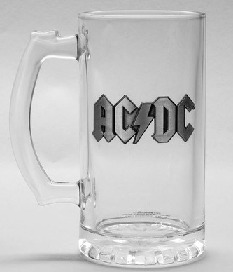 Sklenice korbel AC/DC: Logo (objem 500 ml)