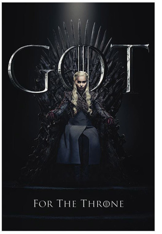 Plakát Game of Thrones|Hra o Trůny: Daenerys For The Throne (61 x 91,5 cm)