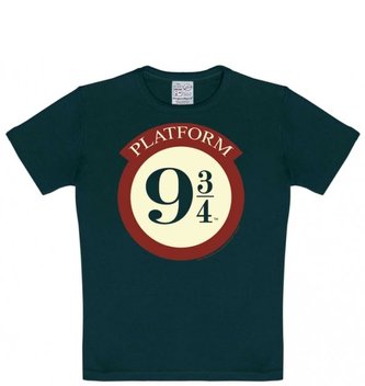 Dětské tričko Harry Potter: Nástupiště 9 3/4 - Platform 9 3/4 (výška 170-176 cm) černá bavlna