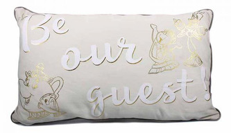 Polštář Disney|Beauty And The Beast|Kráska a zvíře: Be Our Guest (50 x 30 cm) polyester