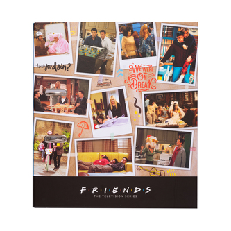 Kroužkový pořadač se spojovací svorkou: Friends|Přátelé (28 x 32 x 7 cm)