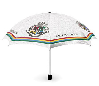 Deštník Harry Potter: Erb Bradavic - Hogwarts (průměr 50 cm|délka 24 cm) bílý