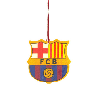 Osvěžovač vzduchu FC Barcelona: Znak z obou stran crest (13 g, 6,5 x 6,5 cm)