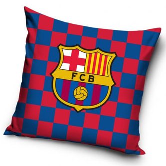 Polštář FC Barcelona: Znak (40 x 40 cm) multicolor