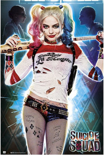 Plakát DC Comics: Suicide Squad Harley Quinn (61 x 91,5 cm)