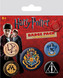 Placky Harry Potter: Hogwarts set 5 kusů (25 mm|38 mm)
