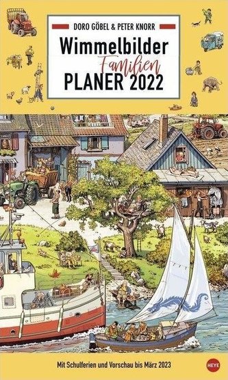Göbel & Knorr Wimmelbilder Familienplaner XL Kalender 2022