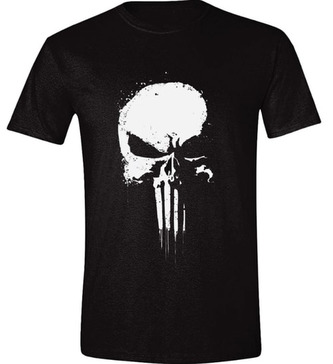 Pánské tričko The Punisher: Series Skull (S) černá bavlna