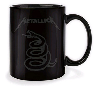 Černý keramický hrnek Metallica: Don't Tread On Me (objem 315 ml)