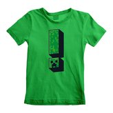Dětské tričko Minecraft: Creeper Exclamation (9-11 let) zelená bavlna