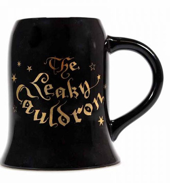 Keramický hrnek Harry Potter: The Leaky Cauldron (objem 500 ml) černý