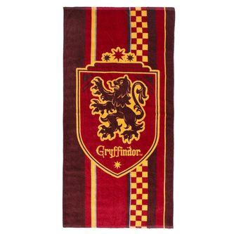 Ručník - osuška Harry Potter: Nebelvír - Gryffindor (140 x 70 cm) červený polyester