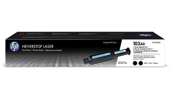 W1103AD toner cartridge pro Neverstop 1000, 1200 tiskárny, HP 103AD, černá, 2*2, 500 str.