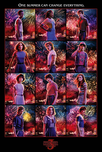 Plakát Stranger Things: Character Montage (61 x 91,5 cm)