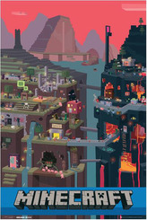 Plakát Minecraft: World (61 x 91,5 cm)