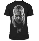Pánské tričko The Witcher 3|Zaklínač 3: Toxicity (L) černé polyester
