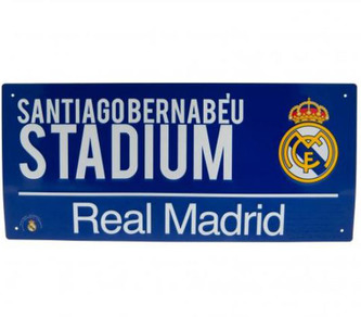 Cedule na zeď FC Real Madrid: Stadium (40 x 18 cm)