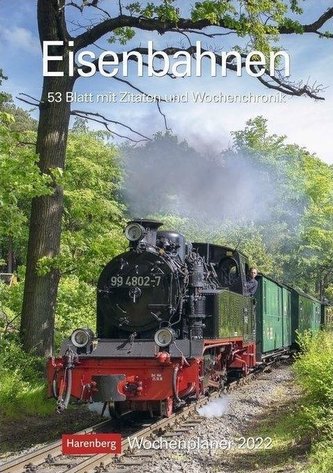 Eisenbahnen 2022. Wochenplaner