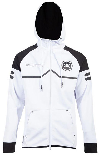 Pánská mikina Star Wars|Hvězdné války: Storm Trooper Teq (L) bílá