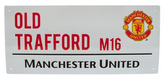 Cedule na zeď FC Manchester United: Old Trafford (40 x 18 cm)