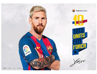 Podložka na stůl FC Barcelona: Lionel Messi (49,5 x 34,5 cm) Podložka na stůl FC Barcelona: Lionel Messi (49,5 x 34,5 cm)