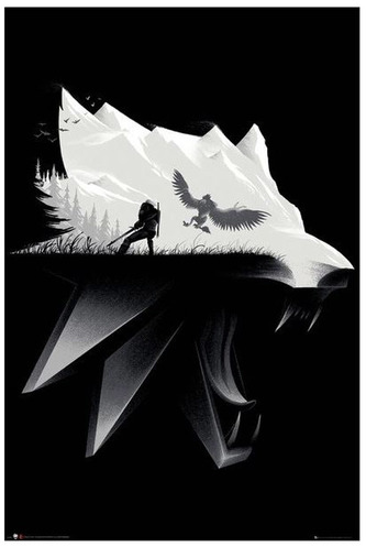 Plakát The Witcher|Zaklínač: Open World (61 x 91,5 cm)