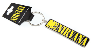 Přívěšek na klíče Nirvana: Logo (7 x 2 cm)