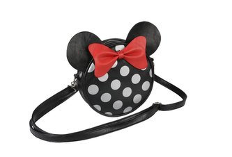 Dámská kabelka na rameno Disney: Minnie Mouse (18 x 18 x 5 cm) černý PU