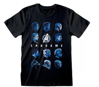 Pánské tričko Marvel|Avengers Endgame: Tonal Heads (XL) černé bavlna