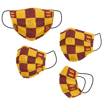 Dětská ochranná rouška na ústa Harry Potter: Nebelvír - Gryffindor (věk 5-10 let) polyester