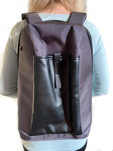 Batoh na laptop Summit: vzor 41992 (objem 18,5 litrů, 30 x 44 x 14 cm) šedý polyester