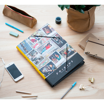 Složka s klopami Friends|Přátelé: Potisk (26 x 34 x 2 cm)