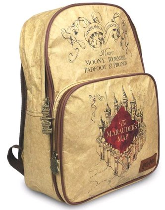 Batoh Harry Potter: Pobertův plánek - Marauder's Map (objem 14 litrů|28 x 38 x 13 cm)