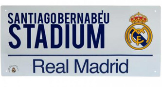 Cedule na zeď FC Real Madrid: Stadium (40 x 18 cm)