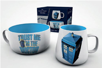 Keramický set Doctor Who: Tardis (objem misky 858 ml|hrnek 385 ml)