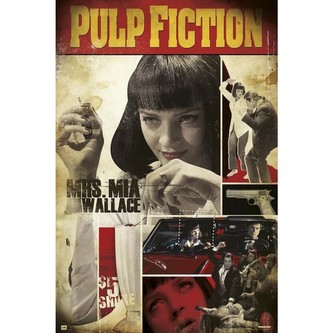Plakát Pulp Fiction: Mia Wallace (61 x 91,5 cm) 150 g