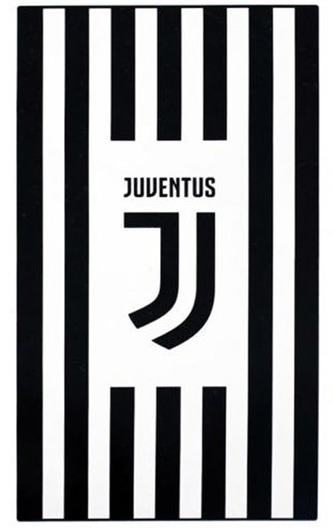 Osuška ručník FC Juventus: FOCO (70 x 140 cm) bílá bavlna