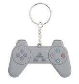 Přívěsek na klíče Playstation: Controller kovový (8 x 5 cm)