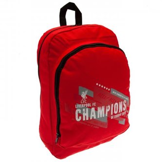 Batoh FC Liverpool: Champions (objem 17 litrů|40 x 30 x 14 cm) červený nylon Batoh FC Liverpool: Champions (objem 17 litrů|40 x 30 x 14 cm) červený nylon