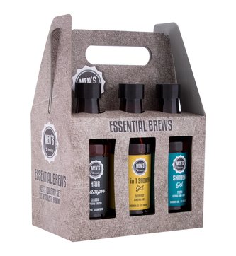 2K Men´s Essential Brews šampon Men´s Hair Shampoo Classic 150 ml + sprchový gel Men´s 2in1 Shower Gel Everyday 150 ml + sprchový gel Men´s Shower Gel Fresh 150 ml + šampon Men´s Hair Shampoo Fresh 150 ml + balzám po holení Men´s After Shave Balm Everyday