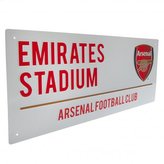 Cedule na zeď FC Arsenal: Emirates Stadium (40 x 18 cm)