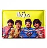 Plechová tvarovaná 3D dekorativní cedule na zeď The Beatles: Sgt.Peppers (30 x 20 cm)
