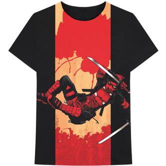 Pánské tričko Marvel: Deadpool Samurai (XL) černé bavlna