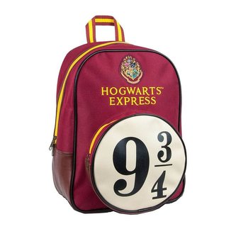 Batoh Harry Potter: Nástupiště 9 3/4 - Hogwarts Express (objem 16 litrů|28 x 38 x 15 cm) červený polyester