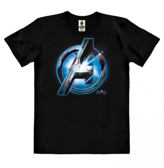 Pánské tričko Marvel|Avengers: Endgame logo (L) černé bavlna Pánské tričko Marvel|Avengers: Endgame logo (L) černé bavlna