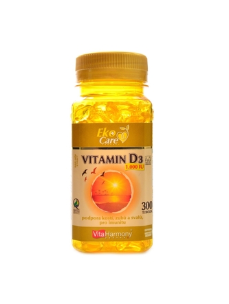 Vita Harmony - Vitamín D3 1000 IU 25mcg 300 tobolek