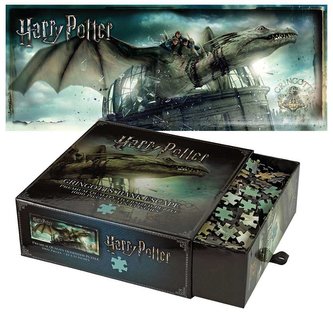 Puzzle Harry Potter: Gringotts Bank Escape 1000 kusů (86 x 33 cm)