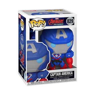 Funko POP Marvel: Marvel Mech-  Cap. America